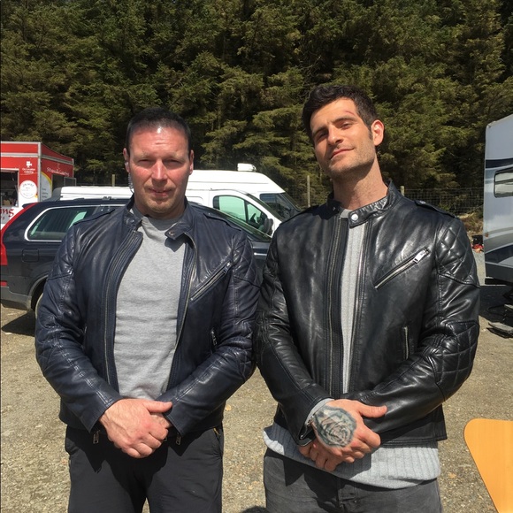 mango men's leather jacket